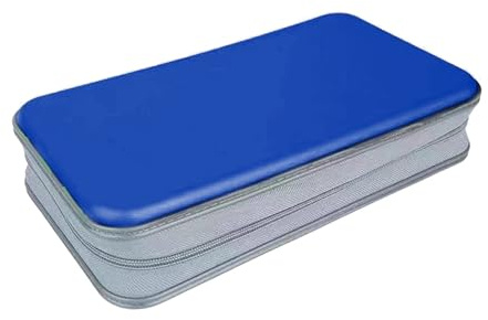 MOIDHSAG Boîte de rangement pour CD à 80 emplacements pour sac à main, boîte à disques anti-poussière pour une utilisation en voyage