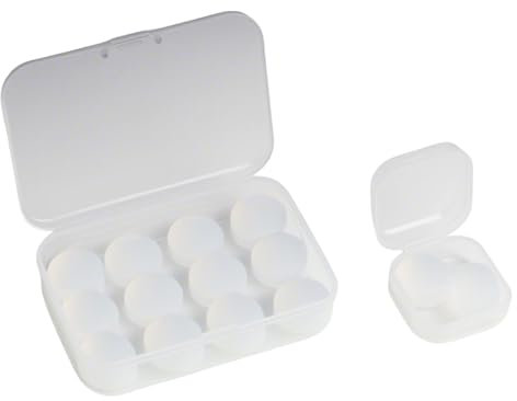 14 Tappi Per Le Orecchie Con Cancellazione Del Rumore, Adatti A Donne E Uomini, Aiutano A Ridurre Il Russare, Realizzati In Materiale Siliconico Da 27 Db, Ipoallergenici, Comodo Accessorio Da Viaggio