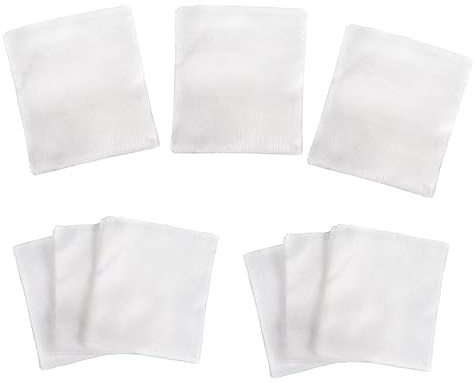WOFASHPURET 200 Stück Baumwoll Wattepads Klein Fusselfreie Make Up Entferner Pads für Gesicht Augen Nagellackentfernerpads für Tägliche Hautpflege und Kosmetikstudio