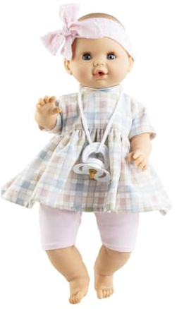 Paola Reina Pop Sonia (geblokt) zonder mechanisme (36cm)