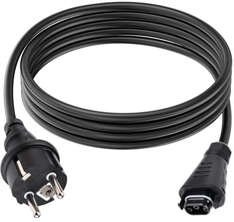 BC-05 Kabel 2M/3M/5M, BC-05 Buchse zu Schuko Stecker Anschlusskabel, Anschlusskabel mit BC-05 Männlich Stecker und AC Schuko Stecker, für die HMS Mikrowechselrichter Serie (2M)