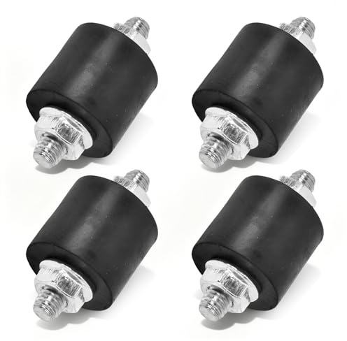 4 Stück Gummipuffer Klimaanlage M8, schwingungsdämpfer Antivibrationsfüße 26×25 mm – Vibrationsdämpfer für Wärmepumpen, Luftkompressoren, Diesel- & Benzinmotoren, Generatoren & Wasserpumpen