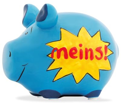 KCG Sparschwein Meins | Keramik Sparschwein, Geldgeschenk zum Geburtstag, 10027109