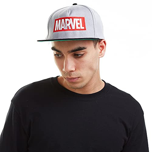 MARVEL Cap Logo grau/schwarz one size