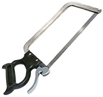 Weston Butcher Meat and Bone Saw with 22 Inch Stainless Steel Serrated Blade with Quick Release Handle (47-2201)