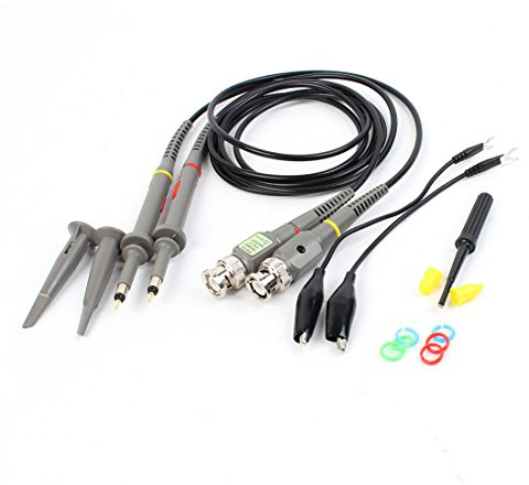 sourcing map Par X1 X10 60 MHz osciloscopio Scope Carcasa rígida sonda para HP Tektronix