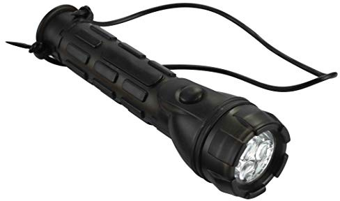 Electraline 58041 Lumina Lampe de Poche, 3 LEDs, torche d'urgence, Noir