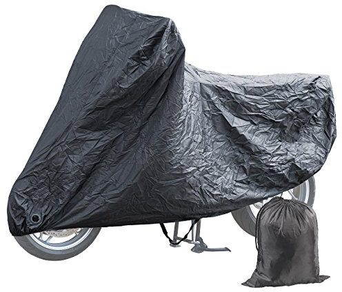 PEARL Motorradplane: Wasserabweisende E-Bike - & Motorrad-Vollgarage (L), 242x102x123 cm (Motorradgarage, Roller Abdeckplane, wasserdicht)