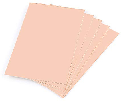 fatteryu 5pcs 10 * 15cm CCL Single Side PCB Copper Clad Laminate Board FR4 Circuit Board Composite Epoxy Material