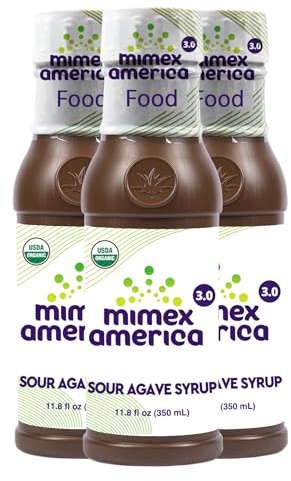 Mimex | Natural Food, Agave Sap Concentrate, 1 Ingredient, 3 Bottles