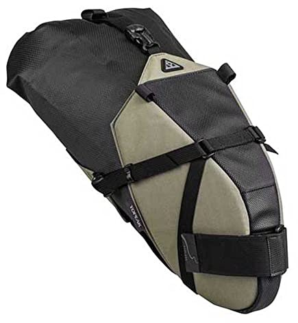 Topeak Backloader X green sadelväska grön vattentät packsäck med stor kapacitet för högsta behov, kapacitet: 10 liter, 15003053