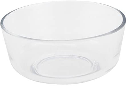 1 ciotola grande insalatiera in vetro per insalata, pasta, dessert, snack (colore: come mostrato, dimensioni: taglia 2)