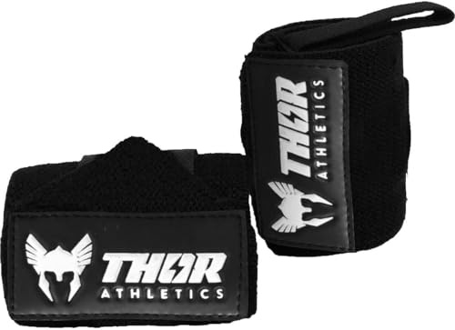 Thor Athletics Handgelenk Bandagen [Wrist Wraps] 60cm – Handgelenkbandage für Fitness, Bodybuilding, Kraftsport, Powerlifting, Crossfit, Kreuzheben & Gewichtheben