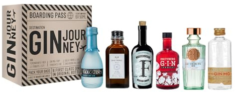 Gin Journey Mini Set 6 x 50ml 42,55% Vol.