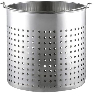 KELUNIS Dampfkorb Kochkorb Aus Edelstahl Mit Griffen Sieb, Vorrat Topf Siebkorb Dampfgarer Zum Kochen, Sieben, Spülen,35cm