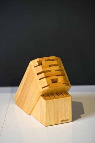 abach Bloc à couteaux en bambou non équipé