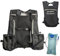 5L Running Hydration Vest & 2L Water Bladder for Women & Men | Lightweight & Adjustable Fit | Reflective Strips, Phone, Accessories & Water Bottle Holders | Zip Pockets | Water Proof | Black Bag