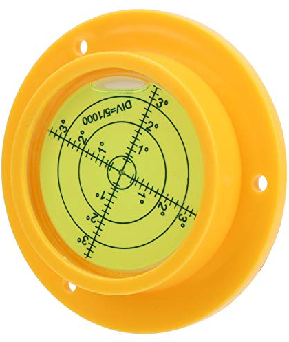 Burbuja De Nivel Redonda De 90x17mm Con Escala Para Plataformas De Cámara, Básculas Y Equipos De Medición, Herramienta Compacta Y Precisa Para Calibración Horizontal