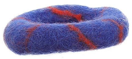 Handgemachtes Klangschalenkissen Buddhistische Meditationsschalenunterlage Gebetsschalenkissen Wollmatte 8 Cm Durchmesser Dekoratives Klangschalen-accessoire