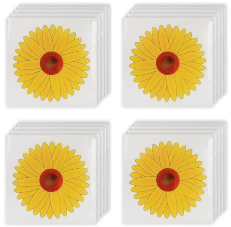 OUDQFCJ Pièges à Mouches (20 Feuilles), Autocollants pour Mouches d'Intérieur, Anti Mouche Fenêtre et Fruits, Mouche avec Adhésif, Pièges en Papier, Attrape-Mouches Anti Moucherons pour la Maison