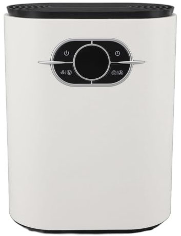 Generic Household Dehumidifier, Sleep Mode ABS Quiet Small Dehumidifier with Drain Hose, for Bathroom (UK Plug)