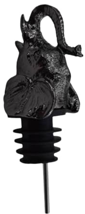 Kirsite Elephant Head Bottle Stopper Decorative Elephant Head Wine Stopper Stable Wine Pourer Add Charm to Parties Home Tool