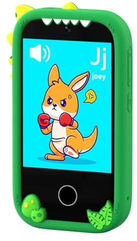 Jiawu Colorful Smartphone with Touchscreen, 2.8 Inch Camera, MP3/MP4 Player, 32GB Memory, Games, Girls and Boys (Green)