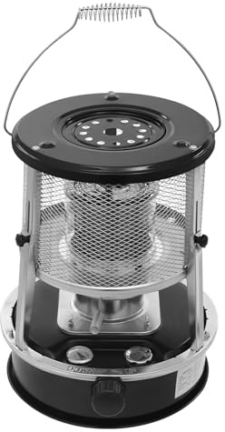 2 in 1 Portable Kerosene Heater 9000 BTU Kerosene Stove for Camping Non-Electric Indoor Outdoor Heater Emergency Oil Heaters for Heating, Cooking, Camping (Black)