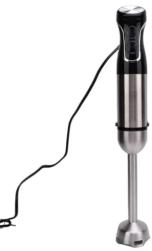 Generic Batidora de Mano Eléctrica, Juego de Batidora de Mano, Batidor, Espumador de Leche, Taza de Batido de 800ml para Cocina (220-240V Enchufe UE 1500W)