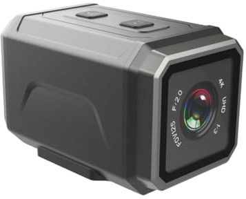 ZYNCUE Action Camera 4K: videocamera portatile per casco a mani libere per ciclismo e viaggi
