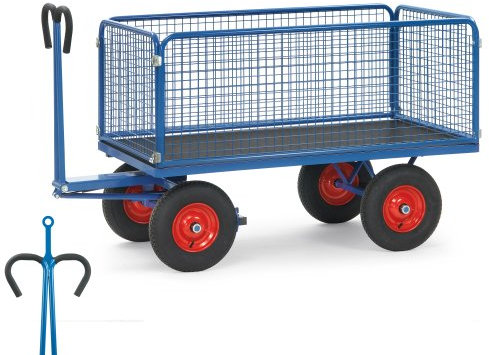 Fetra - Handpritschenwagen 6436L mit Zugöse - Ladefläche 2.000 x 1.000 mm