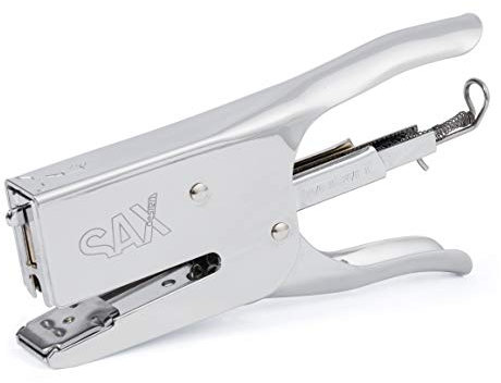 SAX 630 Heftzange, Hinterlademechanik (40 Blatt, Metal) silber | hohe Qualität