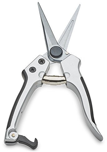 Pruning Shears - Garden Scissors Florist Snips - 2.5” Blades - Flower Scissors for Cutting Fresh Flowers, Trimming, or Harvesting Herbs or Fruit - Pruners for Gardening Tools by Kings County Tools