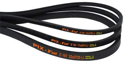 Cinghia trapezoidale A 22.5 V Belt Liscia classica Pix 13x8x575 mm