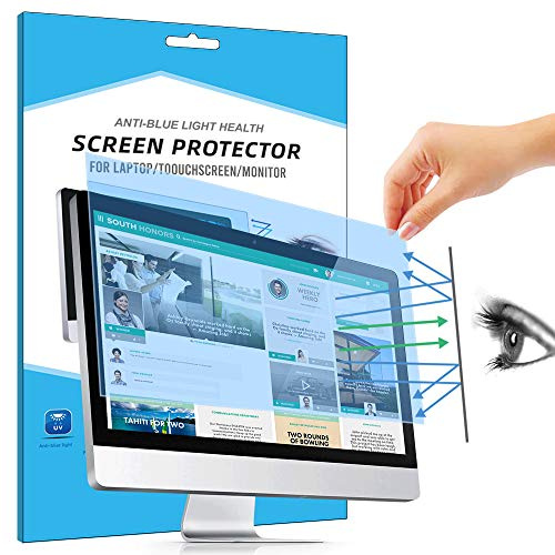FiiMoo Abnehmbarer 23.6 Zoll Computer/Monitor Anti Blue Screen Protector, Premium Anti Blaulichtfilter, Blendschutzfolie Augenschutz Displayschutzfolie für 23.6 Monitor Display 16: 9-Removable