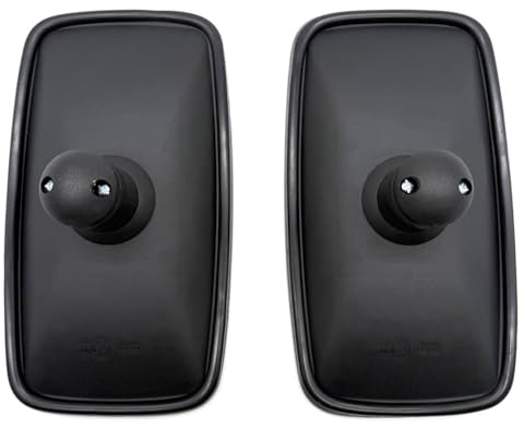 Matel Service - 2x Spiegel Auto Set - Universal Außenspiegel E20 EU-Straßenzulassung - Seitenspiegel Auto 285x150mm ø15-28 - Außenspiegel für Nutzfahrzeuge – Autospiegel für Wohnwagen, Traktor, Lkw