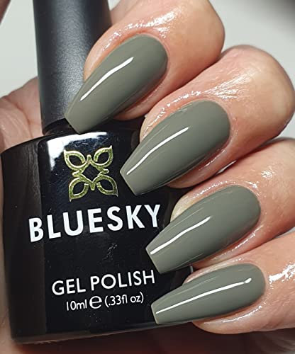 Bluesky Gel Nail Polish GREY CALM AW2124 Autumn Winter Color 2021, Chip Resistant, 10 ml (Requires Drying Under UV LED Lamp) …