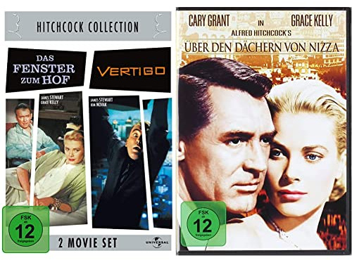 Hitchcock-Collection: Das Fenster zum Hof / Vertigo [2 DVDs] & Über den Dächern von Nizza