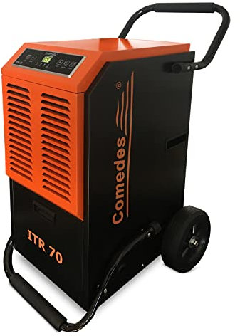 Comedes Bautrockner Luftentfeuchter ITR 70 (max.70 Liter / 24h) Geeignet für Räume und Keller bis 150m² / 345m³