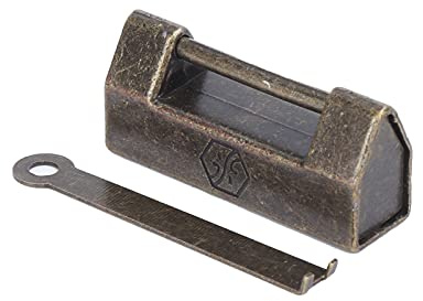 Oggetti con Lucchetto a Combinazione Portagioie in Legno Aperto Orizzontale Lucchetto in Lega Aperto con Tenaglia Piccola Serratura con Serratura Quadrata Cassette di Sicurezza