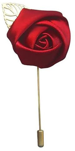 Handgelenk-Ansteckblume, Boutonniere, Handgelenk-Blume, Bräutigam-Ansteckblume, 1 Stück, Herren-Ansteckblume, Bräutigam-Anstecker, Ansteckblume, Brosche, künstliche Seidenblume