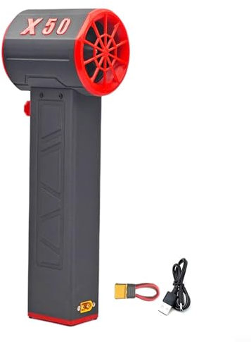 SPORTARC X50 Turbo Jet Ventilator, tragbar und effizient, 1300 g Schub, bürstenloser Motor (schwarz)