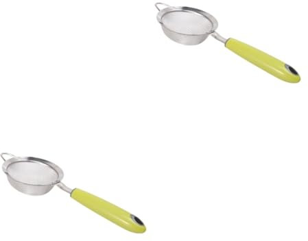 Garneck 2st Teefilter Feinmaschiges Sieb Schaumlöffel Geschlitzt Teesieb Netzsieb Feines Sieb Geschlitzter Skimmer Fettlöffel Saftsieb Kochskimmer Cocktailsieb Drahtlöffel Drahtgitter