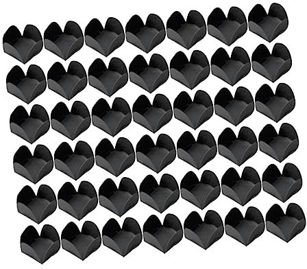 MUSISALY 200piezas Envoltorios De Chocolate Negro para y Bases De Dulces Fiestas Bodas y Celebraciones Papel De Alimenticio