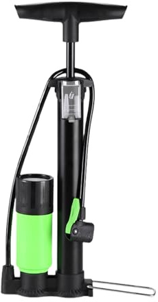 ETUCYNG Pompa ad aria manuale per pneumatici, gonfiatore per pneumatici manuale, gonfiatore per valvola a terra portatile da 160 PSI con manometro, forniture per equitazione, strumenti di gonfiaggio