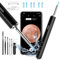 Qimic Otoscopio 3,5mm WiFi Endoscopio con 6 LED Camara Endoscopica Inalámbrico, Kit de Limpiador de Oídos para Eliminación de Cerumen para iPhone, Tabletas y Android