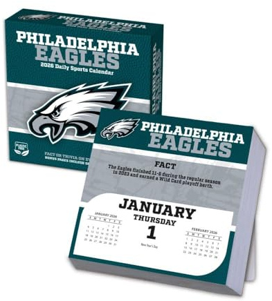 TURNER SPORTS Philadelphia Eagles 2026 Box Kalender (26998053053)