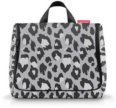 reisenthel toiletbag XL Leo Nero - praktischer Kulturbeutel mit Haken, wasserabweisendes Material