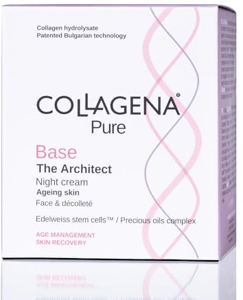 COLLAGENA Pure Nachtcreme, 50 ml | Anti-Aging, Edelweiss, Kollagen