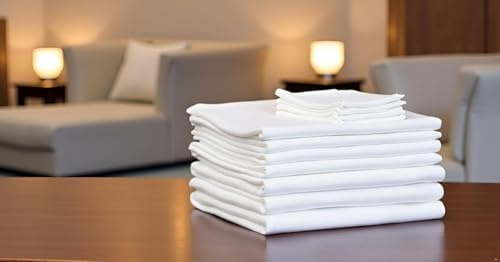 Homeable Weiße Hotel bettlaken 160x285 cm–Hotelqualität Boil-Proof Polycotton Bettlaken Waschbar bei 95°C–50% Baumwolle 50% Polyester Oeko-Tex Zertifiziert Vielseitig für Zuhause Hotels & Pflegeheime